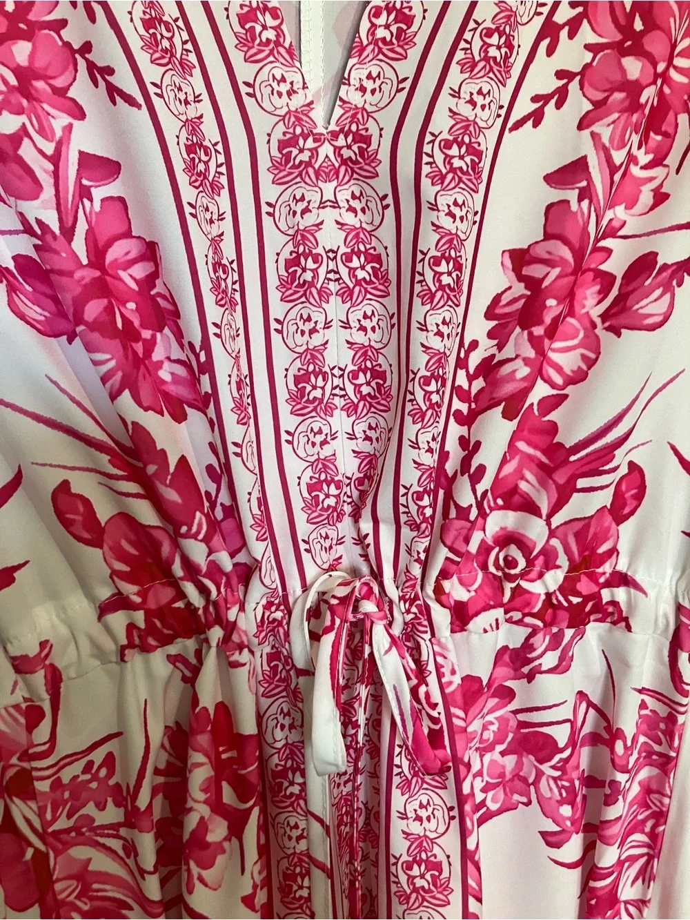 NWOT Drawstring Vacation Maxi Dress - Picture 2 of 5
